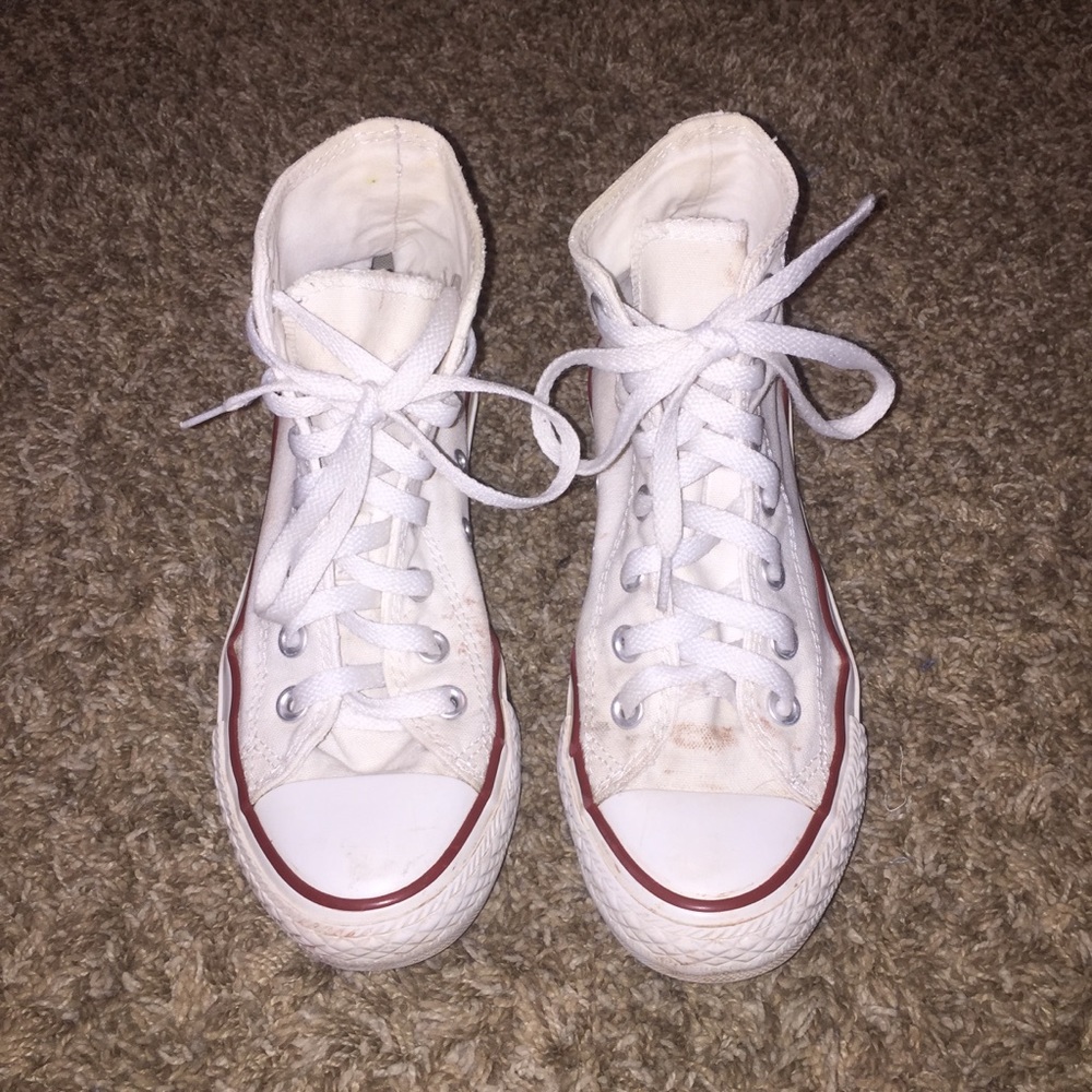 white high top converse